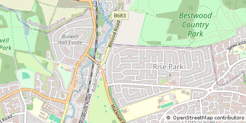 Map of Nottingham