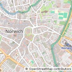 Map of Norwich, Norfolk