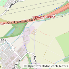 Map of Loanhead, Midlothian