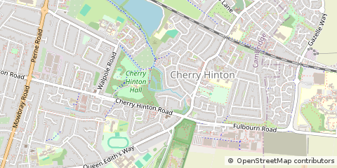 Map of Cambridge, Cambridgeshire