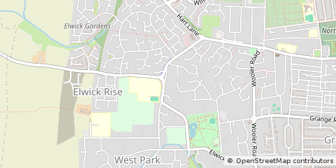 Map of Hartlepool, Cleveland