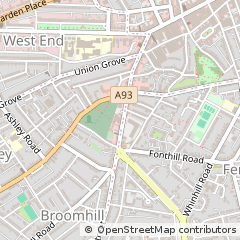 Map of Aberdeen, Aberdeen City