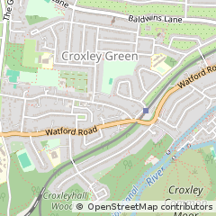 Map of Rickmansworth, Hertfordshire