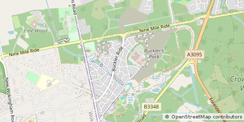 Map of Crowthorne