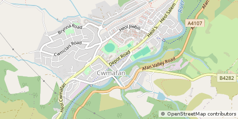 Map of Port Talbot