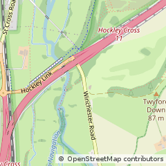 Map of Winchester, Hampshire