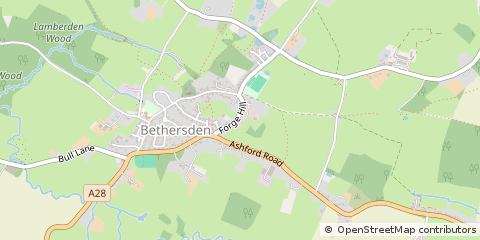 Map of Ashford, Kent
