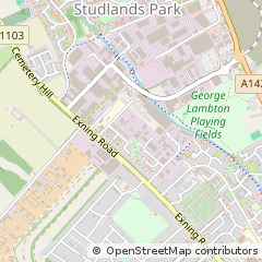 Map of Newmarket, Suffolk