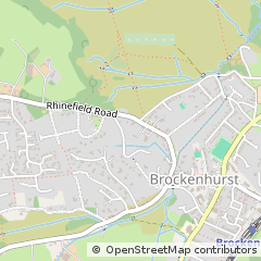 Map of Brockenhurst, Hampshire