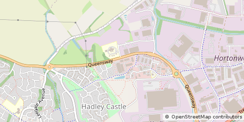 Map of Telford, Shropshire
