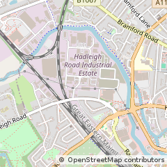 Map of Ipswich, Suffolk