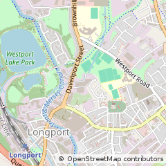 Map of Stoke-on-Trtent, Staffordshire