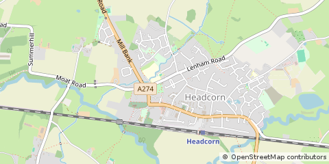 Map of Ashford, Kent