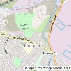 Map of Northwich, Cheshire