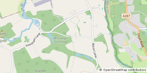 Map of Surrey