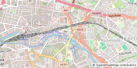 Map of Leeds