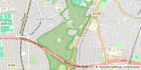 Map of Woodford Green