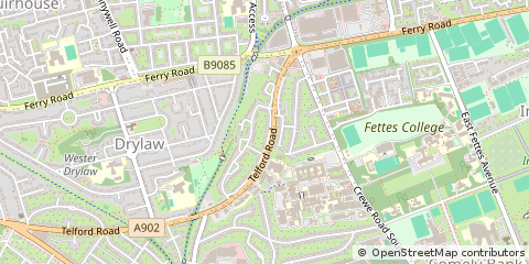 Map of Edinburgh, Midlothian