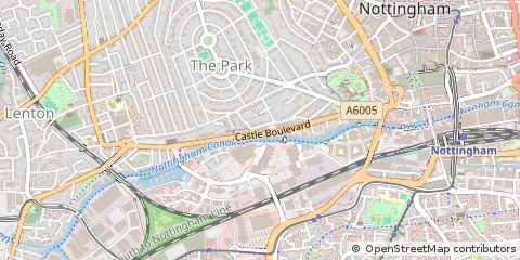 Map of Nottingham