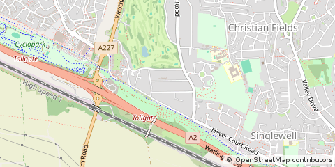 Map of Gravesend