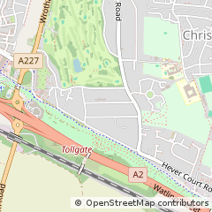 Map of Gravesend