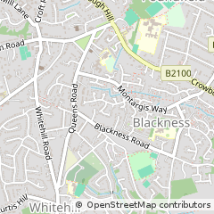 Map of Crowborough, Kent