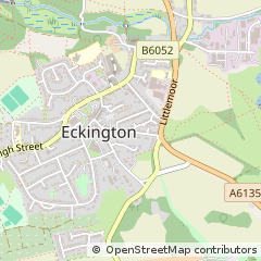 Map of Sheffield, South Yorkshire