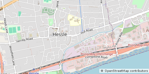 Map of Hessle, Hull