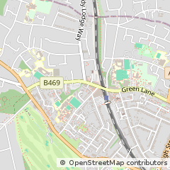 Map of Northwood, Middlesex