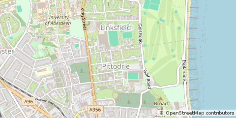 Map of Aberdeen