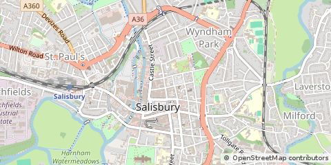 Map of Salisbury