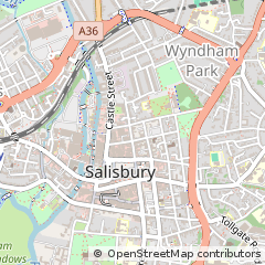 Map of Salisbury
