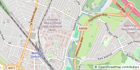 Map of Watford