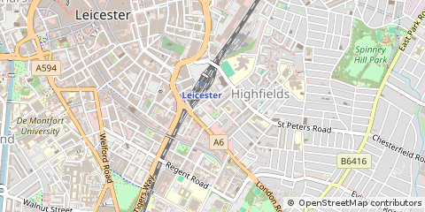 Map of Leicestershire