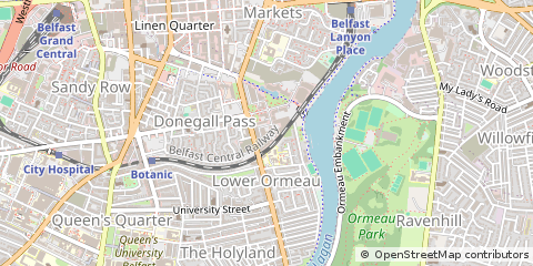 Map of Belfast