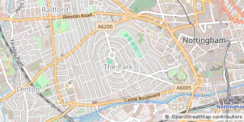 Map of Nottingham