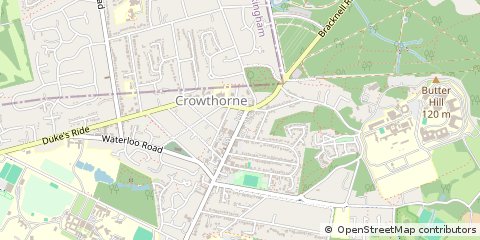 Map of Crowthorne