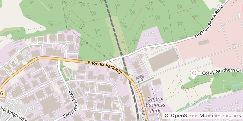 Map of Corby