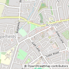 Map of York, North Yorkshire