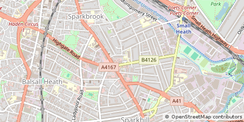 Map of Birmingham