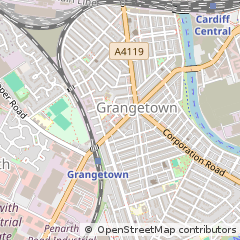 Map of Cardiff
