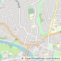 Map of Reading, Berkshire