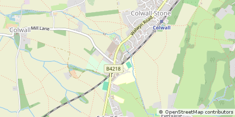Map of Malvern, Worcestershire