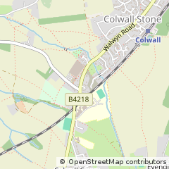 Map of Malvern, Worcestershire