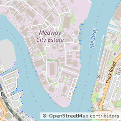 Map of Rochester, Kent