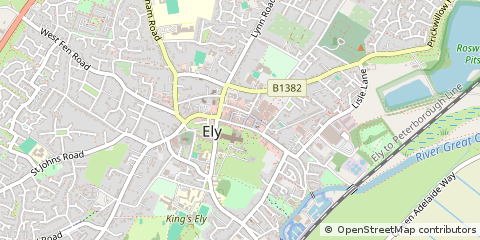 Map of ELY, Cambridgeshire