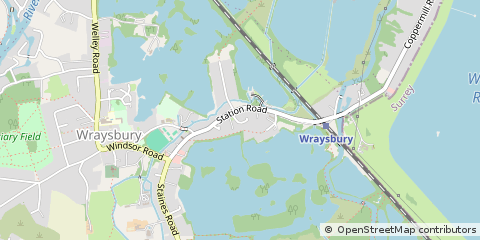 Map of Wraysbury, Windsor and Maidenhead