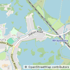 Map of Wraysbury, Windsor and Maidenhead