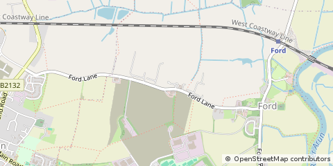 Map of Littlehampton, West Sussex