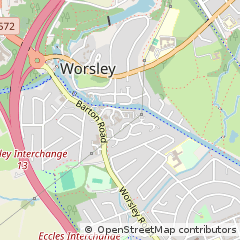 Map of Worsley, Manchester